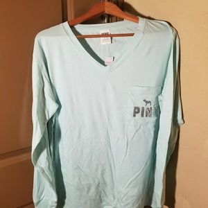 Baby Blue PINK shirt